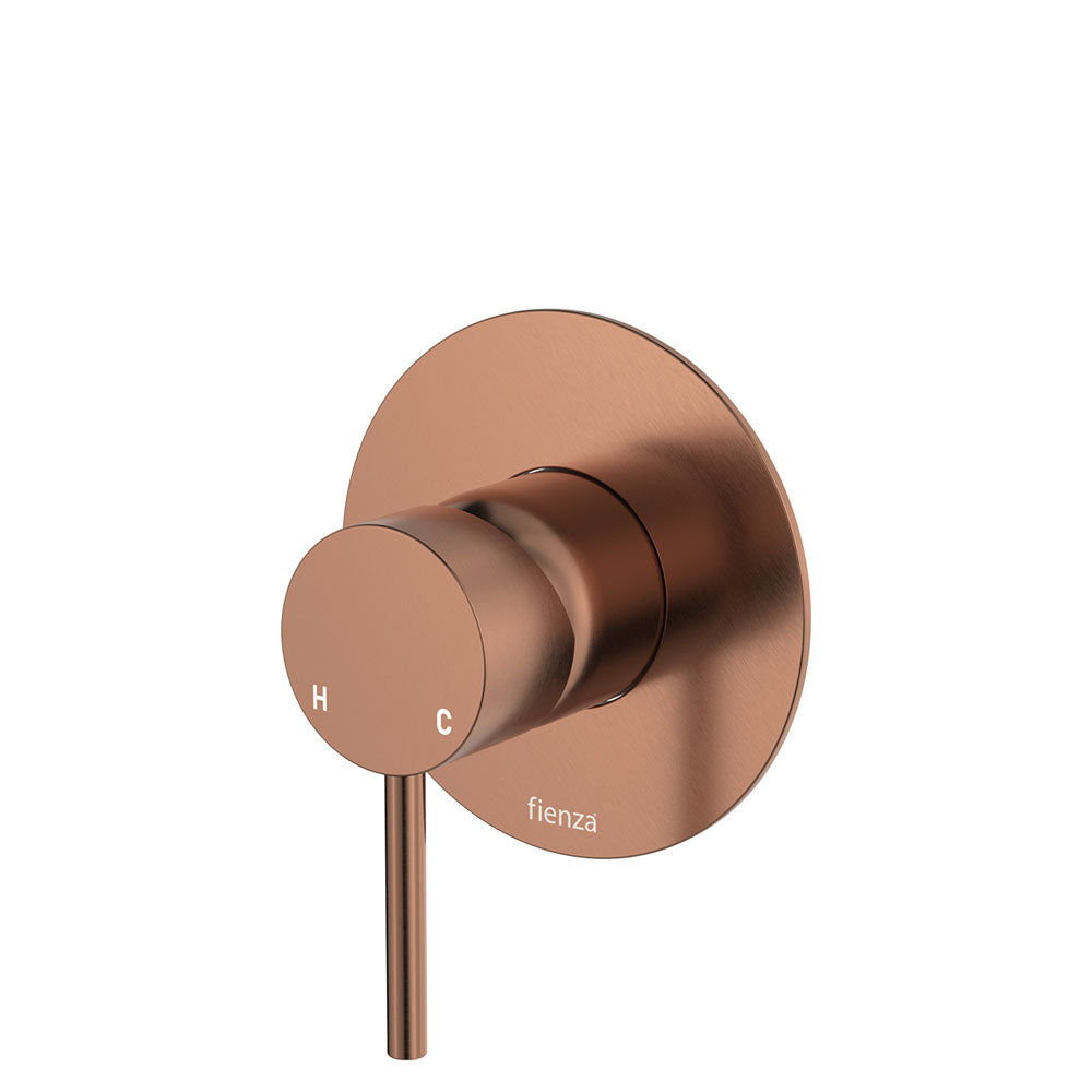 Product image of Fienza KAYA Wall Mixer Large Round Plate Brushed Copper LF SUS304