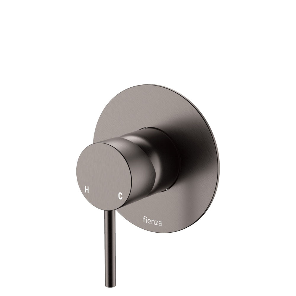 Product image of Fienza KAYA Wall Mixer Large Round Plate Gun Metal LF SUS304