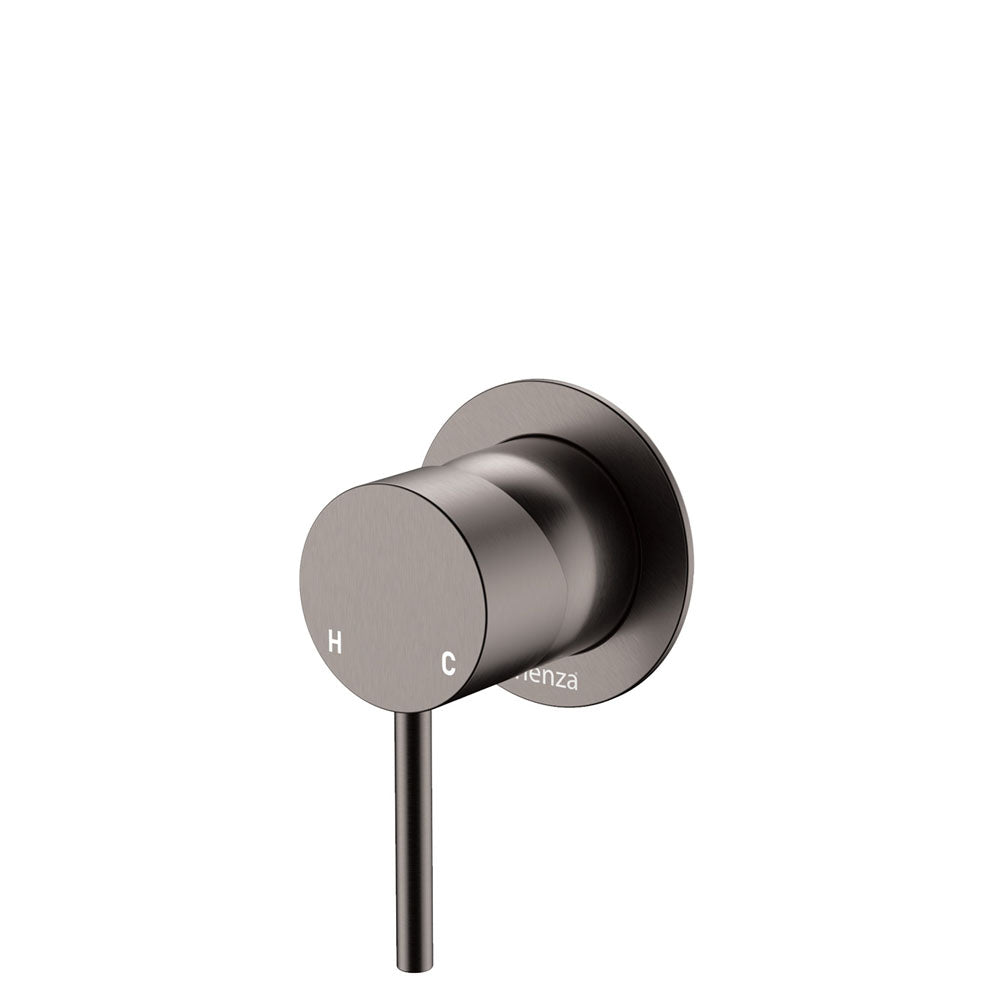 Product image of Fienza KAYA Wall Mixer Gun Metal Small Round Plate (228101GM)