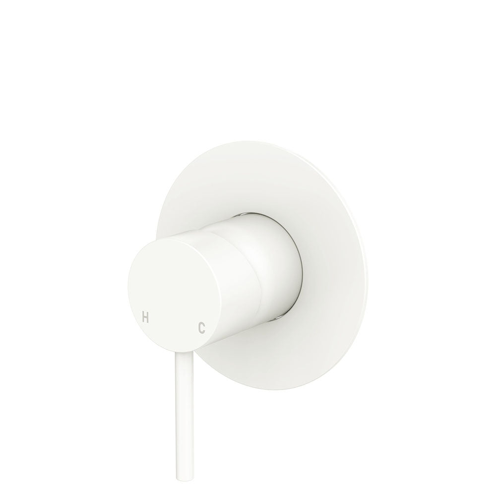 Product image of Fienza KAYA Wall Mixer Large Round Plate Matte White LF SUS304