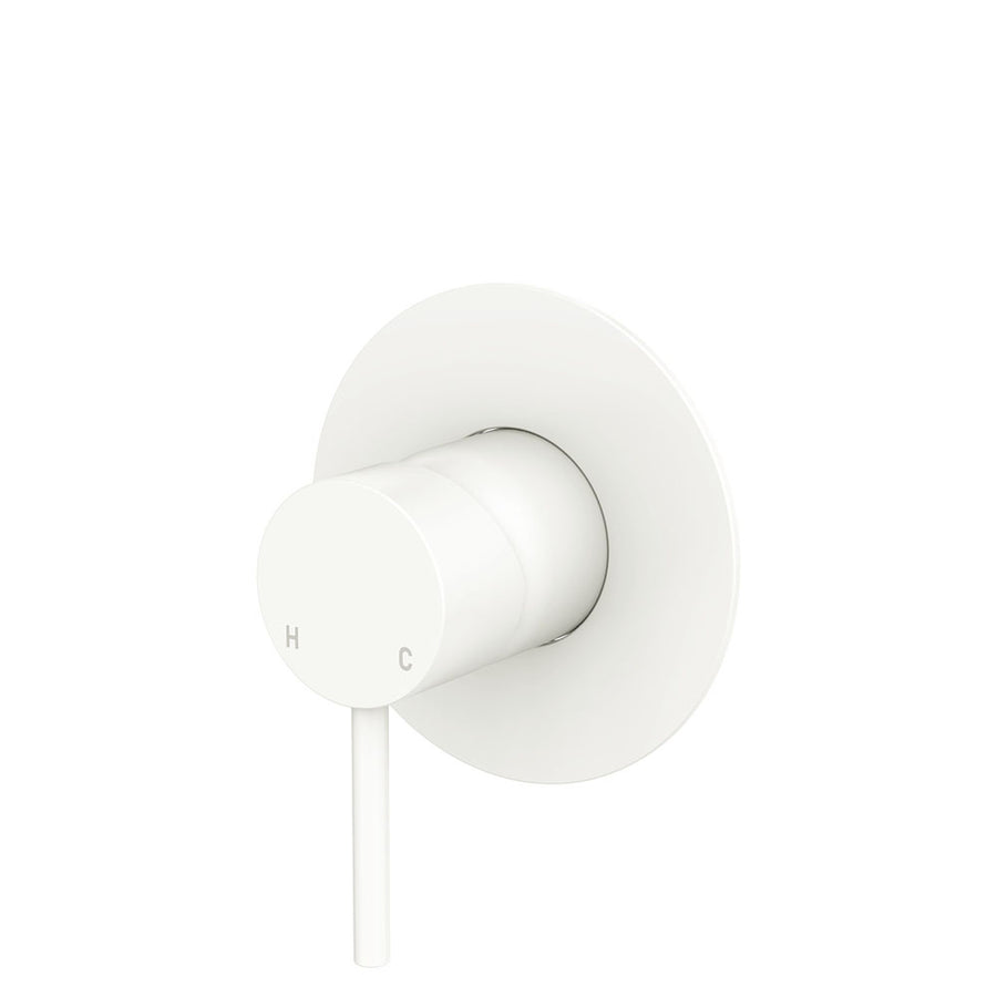 Product image of Fienza KAYA Wall Mixer Large Round Plate Matte White LF SUS304