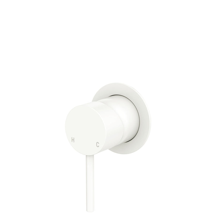 Product image of Fienza KAYA Wall Mixer Small Round Plate Matte White LF SUS304