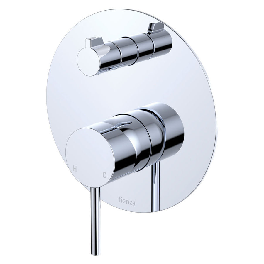 Product image of Fienza KAYA Diverter Mixer Chrome Large Round Chrome Plate (228102)
