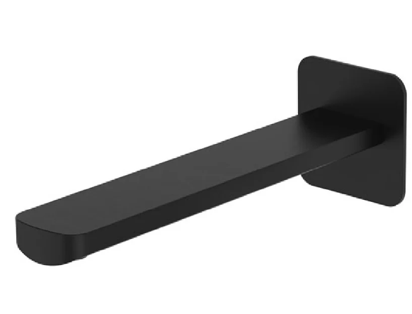 Product image of Fienza TONO Spout ONLY 160mm Matte Black LF Eco Brass

