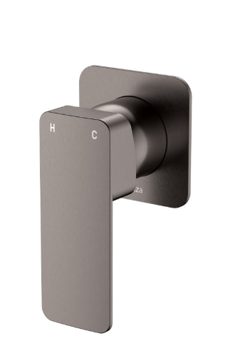 Product image of Fienza TONO Wall Mixer Small Square Plate Gun Metal LF SUS304 
