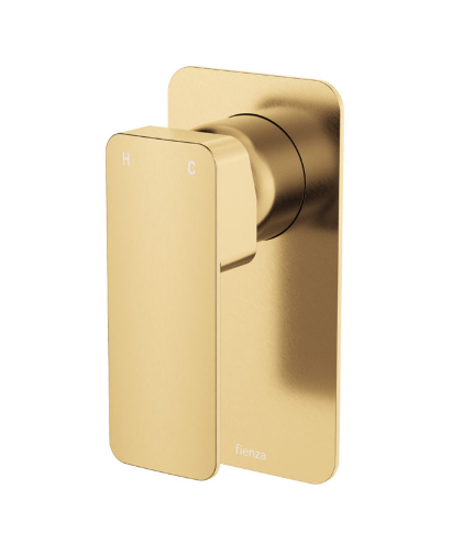 Product image of Fienza TONO Wall Mixer Small Square Plate Urban Brass LF SUS304 
