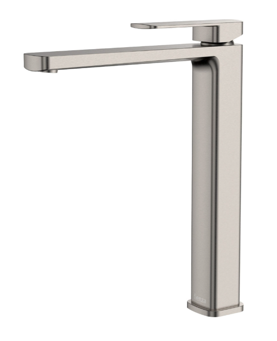 Product image of Fienza TONO Tall Basin Mixer Brushed Nickel LF Eco Brass 
