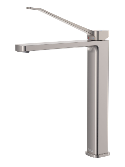 Product image of Fienza TONO Care Tall Basin Mixer Brushed Nickel LF Eco Brass 
