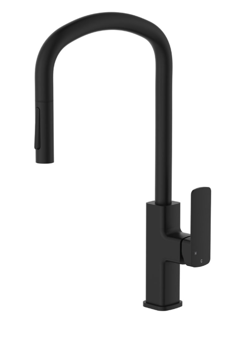 Product image of Fienza TONO Pull Out Sink Mixer Matte Black LF SUS304 
