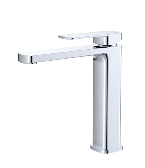 Product image of Fienza TONO Care Medium Basin Mixer Brushed Nickel LF Eco Brass 233110DBN-LF
