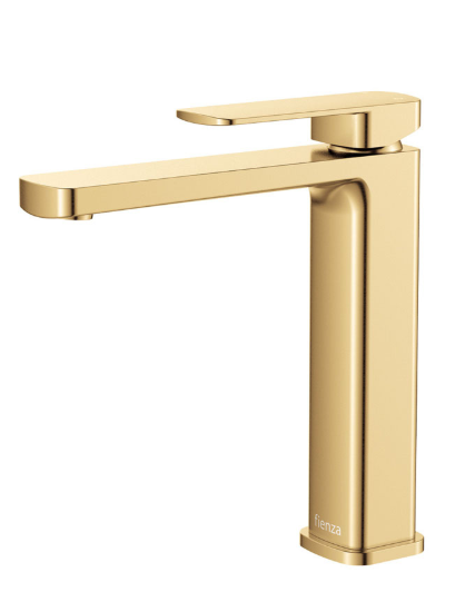 Product image of Fienza TONO Medium Basin Mixer Urban Brass LF Eco Brass 
