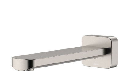 Product image of Fienza TONO Wall Basin/Bath 180mm Outlet Brushed Nickel LF Eco Brass (233115BN-LF)