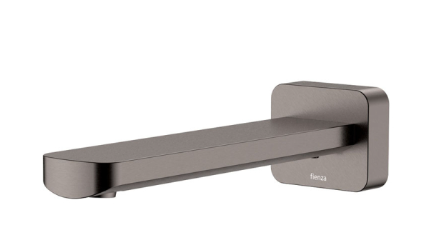 Product image of Fienza TONO Wall Basin/Bath 180mm Outlet Gun Metal (233115GM-LF) 