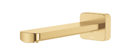 Product image of Fienza TONO Wall Basin/Bath 180mm Outlet Urban Brass (233115UB-LF) 