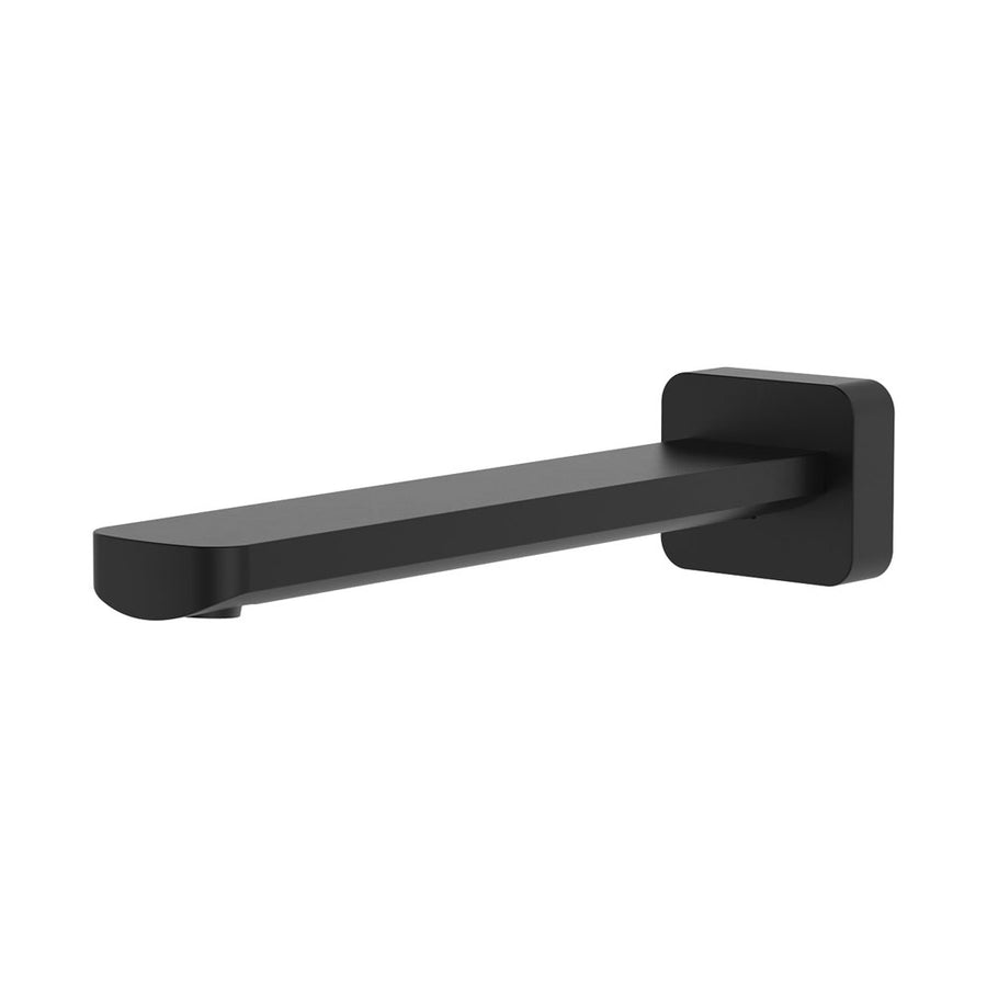 Product image of Fienza TONO Wall Basin/Bath 220mm Outlet Matte Black LF Eco Brass (233116B-LF) 