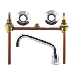 Product image of Booster Hob Sink Set Chrome With Spout LHB  