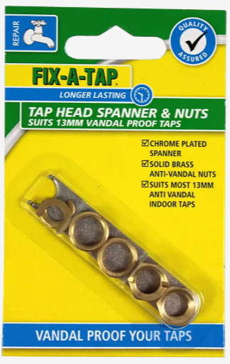 Product image of Fix-A-Tap Vandal Proof Spanner and Fixing Nuts Kit 