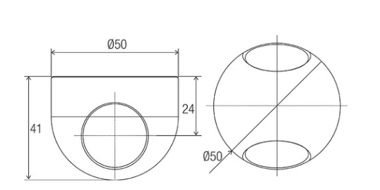 Handshower Hose Restrictor Bracket Chrome