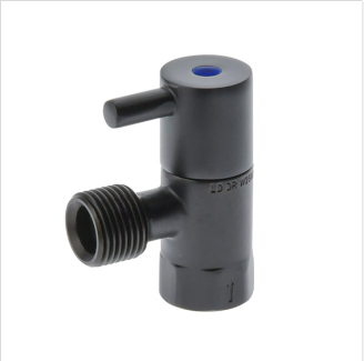 Product image of Cistern Stop Lever Matte Black 1/4 Turn With Ceramic Disc