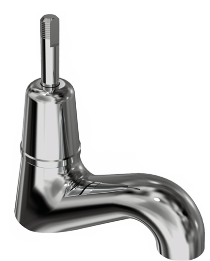 Product image of Ram Easyclean Pillar Cock Jv Lhb  