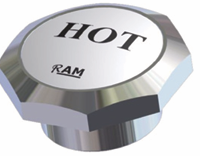 Product image of Ram Easyclean Button Hot   