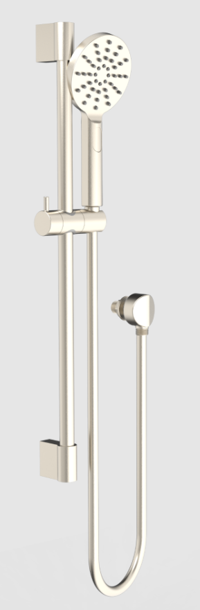 Product image of Enhance Nobel Plus Round Rail Shower Brushed Nickel
