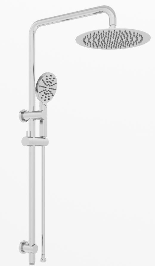 Product image of Harmony Handel Plus Combination Shower - Integrated Connection & Hand Shw on Rail Chrome 250mm