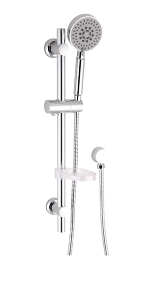 Product image of Lavar 5 Function Hand Shower on Rail Chrome