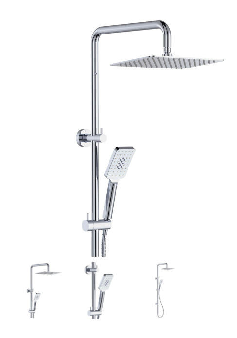 Product image of Fienza Tono Twin Shower Chrome  