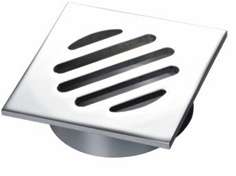 Product image of Floor Grate Cp Brs Square 50mm suit Pvc