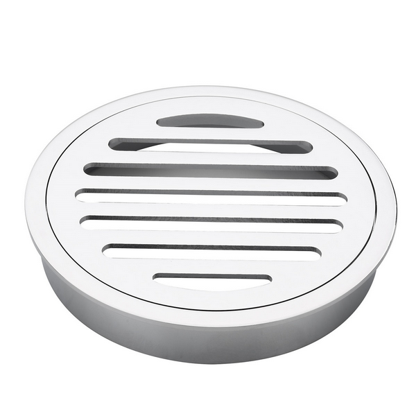 Product image of Floor Grate Cp Brs Round 100mm Suit Pvc  