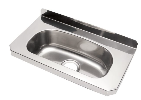 Product image of Wall Basin Stainless Steel 400 x 215