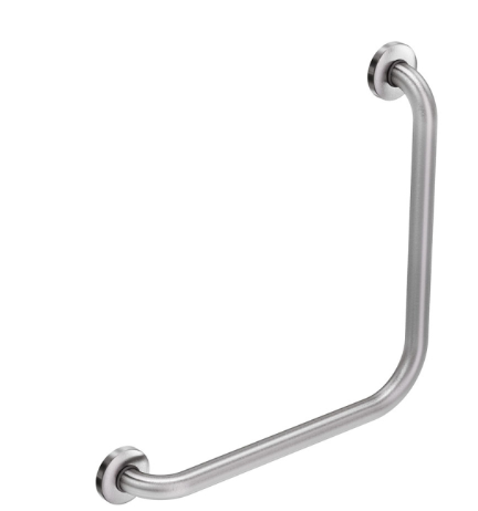 Product image of Fienza Grab Rail L 450mm x 450mm Ambulant Stainless Steel (2 Points) **GST EXEMPT ITEM**