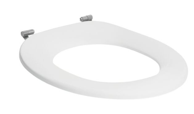 Product image of Plaza Assist Single Flap Toilet Seat – White