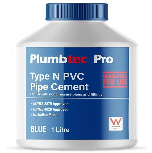 Product image of Solvent Cement Blue 1ltr (Blue Glue)  