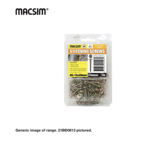 Product image of Button Screws 15 x 8g (100)  