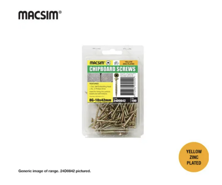 Product image of Chipboard Screws 38 x 8g (100)  
