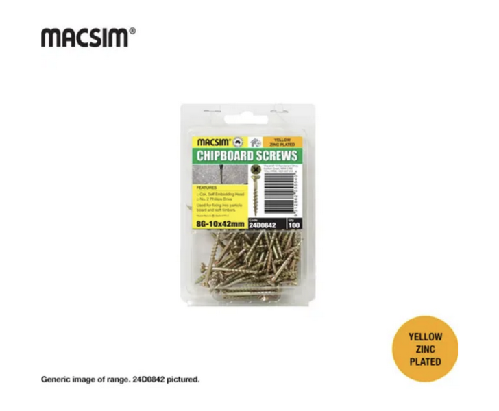 Product image of Chipboard Screws 28 x 8g (100)  