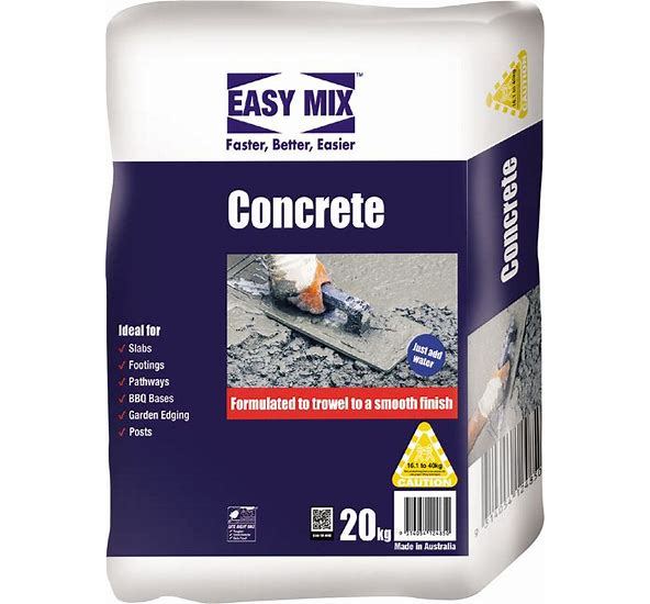 Product image of Concrete Mix 20kg (Premix in Plastic Bag)  