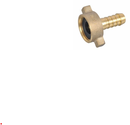 Product image of Hose Nut & Tail Brs 25fi x 25  