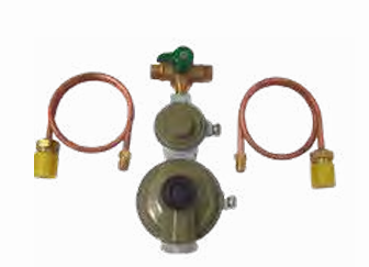 Product image of Marshall LPG Regulator Manual 290mj Dual - Copper Pigtails