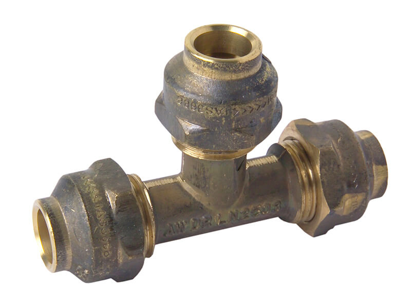 Product image of Tee Flared Brs 15c x 15c x 15c