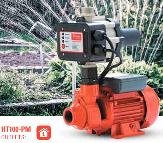 Product image of Orange Pumps HT100PM Cast Iron Pressure Pump - 1 Outlet