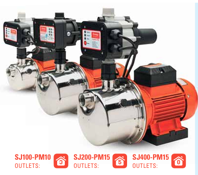 Product image of Orange Pumps SJ200PM S/S Pressure Pump - 5 Outlet