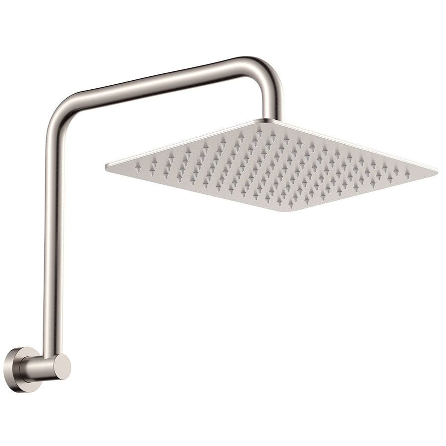 Product image of Fienza TONO Gooseneck Shower Arm Set Brushed Nickel 
