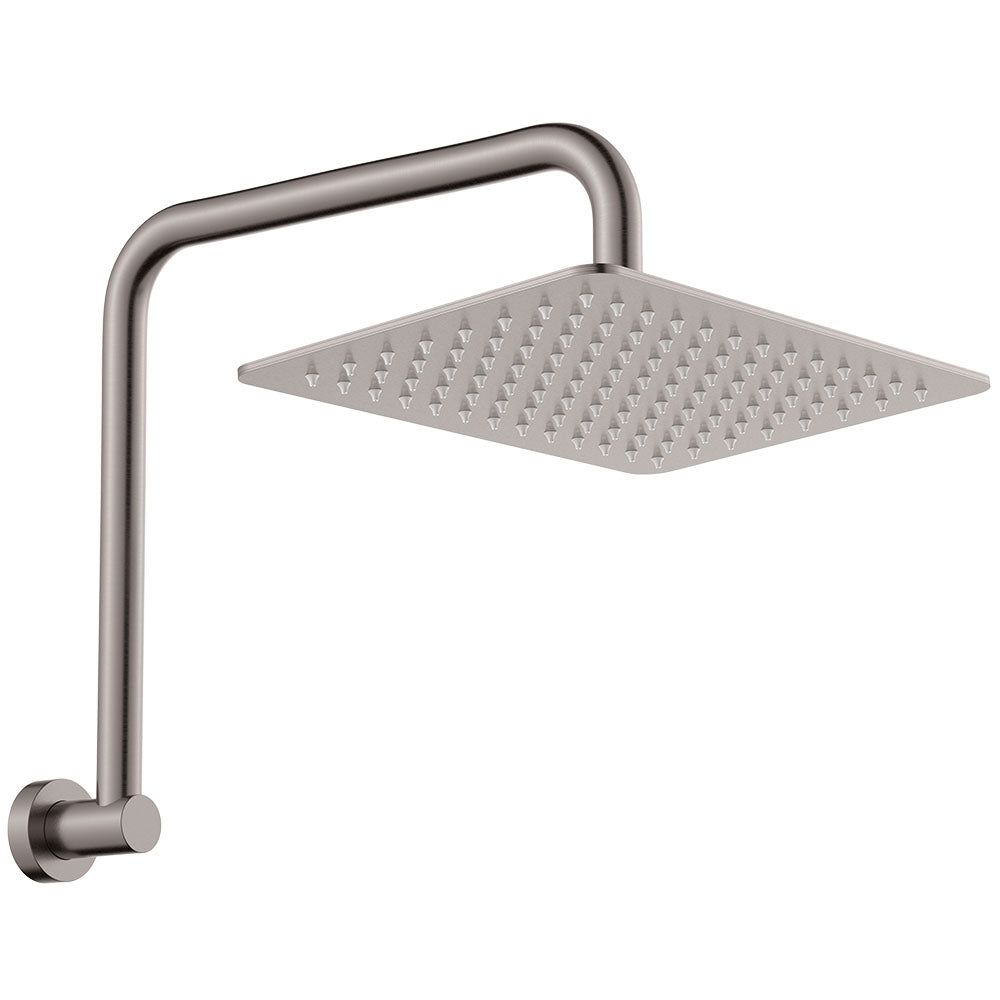 Product image of Fienza TONO Gooseneck Shower Arm Set Gun Metal 

