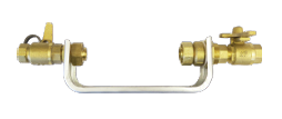 Product image of Water Meter Sub-Meter Bracket Kit 20MM No Meter RMC - QUU 
