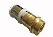 Product image of Pex Crimp x Cu Press Water Connector 16mm  