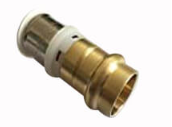 Product image of Pex Crimp x Cu Press Water Connector 20mm  
