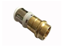 Product image of Pex Crimp x Cu Press Water Connector 25mm  